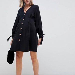 ASOS design maternity skater dress s tie sleeves